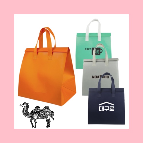 코팅 부직포 보온보냉백 특대 30x30x20